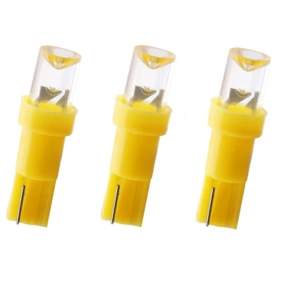 Afbeelding van T5 ORANJE 12V LED auto dashboard lampje