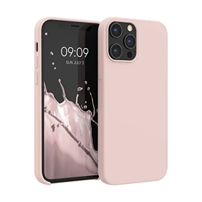 Afbeelding van kwmobile telefoonhoesje compatibel met Apple iPhone 12 Pro Max hoesje Zachte case voor smartphone Back cover in kokosmelk