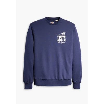 Afbeelding van Levi&#039;s Standard Graphic CREW Sweater, Heren, Maat: Small, Naval academy