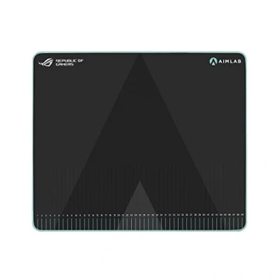 Afbeelding van ASUS ROG Hone Ace Aim Lab Edition Gaming muismat, 508 x 420 3 mm, groot formaat, zacht, hybride stof, antislip rubberen basis, Esports &amp; FPS Gaming, zwart