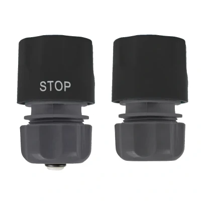 Afbeelding van Talen Tools Slangkoppeling met Waterstop Set Tuinslang 1/2&quot; 2 delig