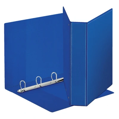 Afbeelding van Presentatieringband Esselte Deluxe A4 4 rings D mech 30mm blauw