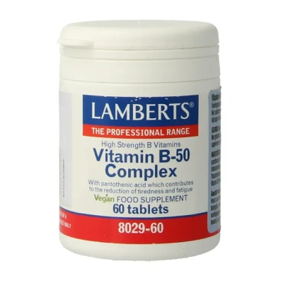 Afbeelding van Lamberts Vitamine B50 Complex, 60 tabletten