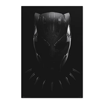 Afbeelding van Grupo Erik Offici le Marvel Zwart Panther Wakanda Forever Poster 91 x 615 cm opgerold verzonden Cool Posters Art &amp; Prints Muurposters E