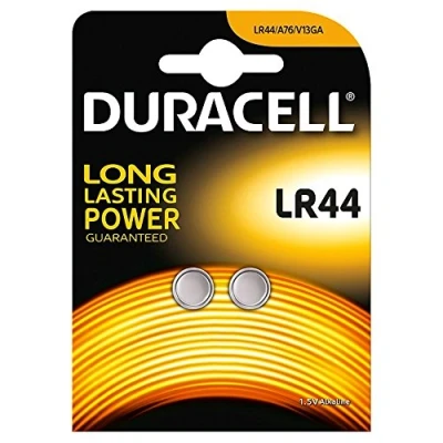 Afbeelding van DURACELL Knoopcel alkaline LR44 AG13 V13GA 1,5 V 2 delig