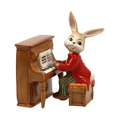 Afbeelding van Goebel Paashaas Figur Hase Kleiner Virtuose (1 stuk)