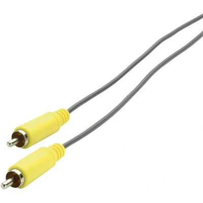 Afbeelding van SpeaKa Professional Digitale Cinch audio Aansluitkabel [1x stekker 1x stekker] 3.00 m Geel, Grijs