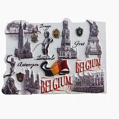 Afbeelding van België 3D Koelkast Magneet Reizen Souvenir Gift Collection Huis &amp; keuken Decoratie Whiteboard Magnetische Sticker