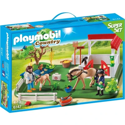 Afbeelding van Playmobil SuperSet Eerste Hulp in de stal 6147