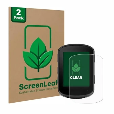 Afbeelding van ScreenLeaf Screenprotector voor Garmin Edge 540 / 840 Duurzame schermbescherming Folie Beschermfolie transparant (2 Stuks)
