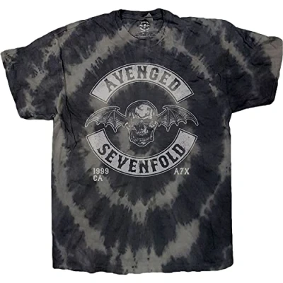 Afbeelding van Avenged Sevenfold Deathbat Crest Heren T shirt S Grijs