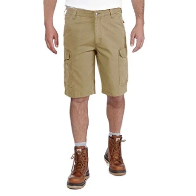 Afbeelding van Werkshorts Carhartt Men Rigby Rugged Cargo Short Dark Khaki Maat 38