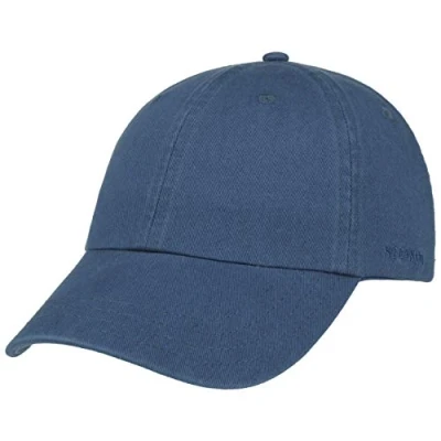 Afbeelding van Stetson Rector Baseballcap Dames/Heren UV bescherming cap pet zonnecap metalen gesp met klep voor Zomer/Winter One Size koningsblauw