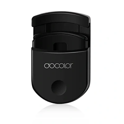 Afbeelding van Docolor wimperkruller draagbare met 1 siliconen navulpads mini reizen wimpers krulspelden professionele wimperkrultang make up gereedschap voor alle oogvormen