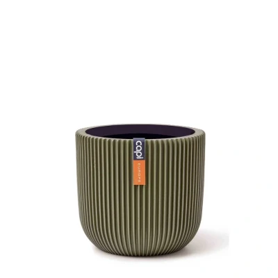 Afbeelding van Pot bol Groove 17x15 groen Capi Europe