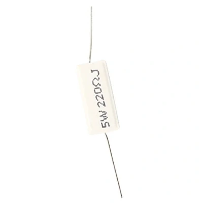 Afbeelding van Lanko 10 Stks Axiale Lood Keramische Cement Power Weerstand 220 Ohm 5W