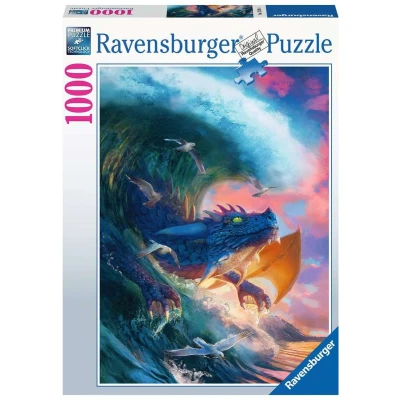 Afbeelding van Ravensburger puzzel Draken race Legpuzzel 1000 stukjes