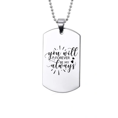 Afbeelding van Ketting RVS You Will Forever Be My Always