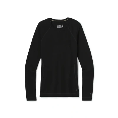 Afbeelding van Smartwool Classic Thermal Merino BASE Layer CREW Longsleeve, Dames, Maat: Medium, Black