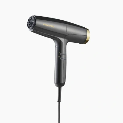 Afbeelding van Babyliss PRO Falco Digitale High Speed Föhn Zwart Goud Haibu by Kapperskorting.com