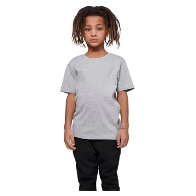 Afbeelding van Build Your Brand Jongens T shirt, Heather Grey, 134/140 cm