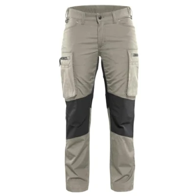 Afbeelding van Blaklader Dames Service werkbroek Stretch 7159 1845 Vrouwen Khaki/Zwart 38