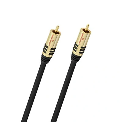 Afbeelding van OEHLBACH NF Sub, RCA Subwooferkabel Audiokabel Rond OFC 3m Zwart