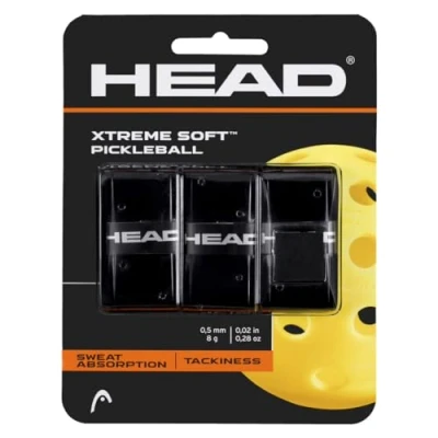 Afbeelding van HEAD Xtreme Soft Pickleball Overgrip 3 Pack, Zwart