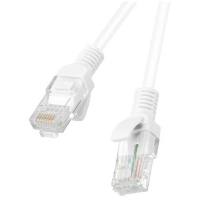 Afbeelding van Lanberg Patchkabel Kat.5e Utp 3m Biały Fluke Doorgegeven 10 Pack (U/UTP, CAT5e, 3 m), Netwerkkabel