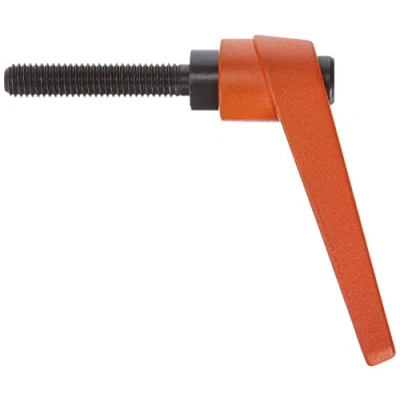 Afbeelding van HALDER 24400.0371 verstelbare klemhendel, oranje, d1=18 mm / d2=M8 l1=40