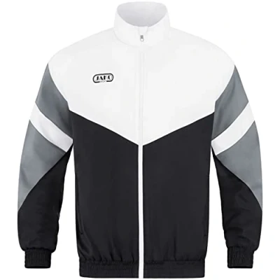 Afbeelding van JAKO Vest Retro Zwart/wit/steengrijs