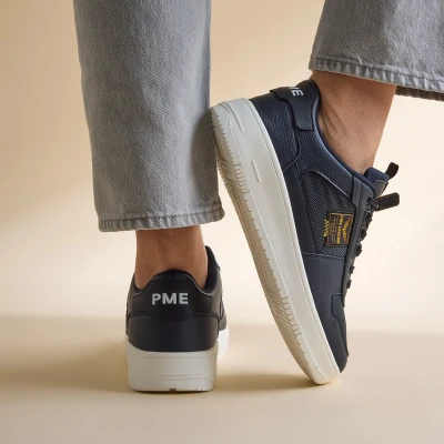 Afbeelding van PME Legend Gobbler Sneakers blauw Imitatieleer Heren Maat 40