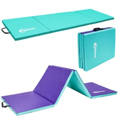 Afbeelding van eyepower 180x60 Opvouwbaar Gymnastiek Mat voor Thuis Turnondergrond Dikte 3 cm Zachte Oefenbasis Compact Trainingsplatform Kinderen Outdoor Sportmatras Fitness Yoga Pilates Tatami Judo