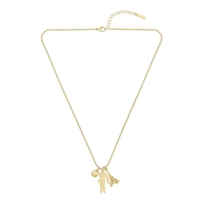 Afbeelding van Lacoste Umpire Unisex Ketting goldcoloured, Maat: One Size, Gold coloured