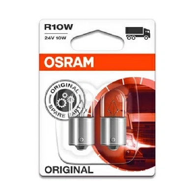 Afbeelding van Osram Gloeilamp 24V Original Line R10W, BA15s 2 Stuks