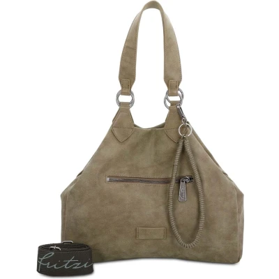 Afbeelding van Fritzi aus Preußen Schoudertas Rub Iggi01 Shoulder Bag Moss Olijfgroen