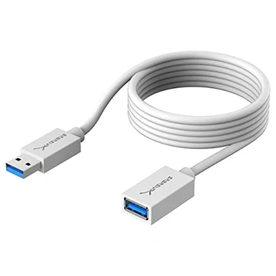 Afbeelding van SABRENT 22AWG USB 3.0 Verlengkabel A mannelijk naar vrouwelijk [Wit] 6 Voet (CB 306W)