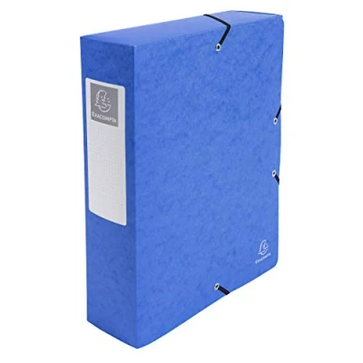 Afbeelding van Exacompta verpakking Rug: 80 mm. 6 Stuk blauw