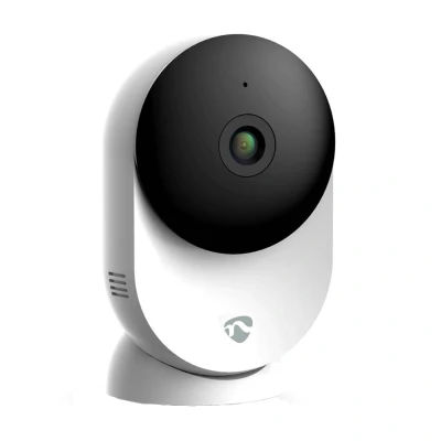 Afbeelding van Nedis SmartLife Camera voor Binnen Wi Fi 3MP Full HD 1296p / 2304x1296 Pan tilt Cloud Opslag (optioneel) microSD (niet inbegrepen) Onvif Met bewegingssensor Nachtzicht Wit