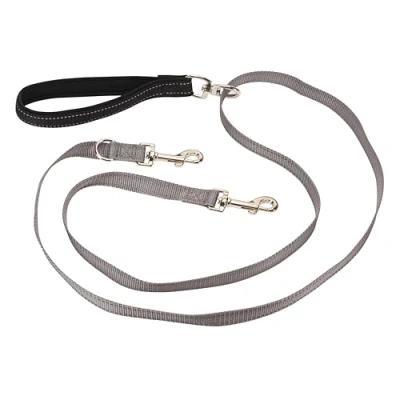 Afbeelding van PetSafe Anti trek hondenriem, compatibel met 3 in 1 harnas, 1,2 m lengte, van reflecterend nylon, grijs