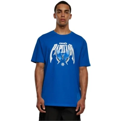 Afbeelding van Upscale by Mister Tee Origami Heavy Tshirt print, Heren, Maat: 3XL, Cobaltblue