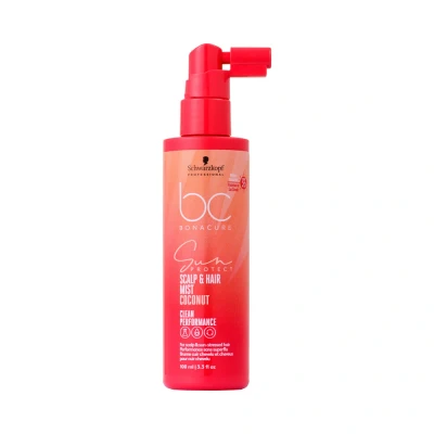 Afbeelding van Schwarzkopf BonaCure Clean Performance Spray Sun Protect Scalp &amp; Hair Mist Coconut 100ml Voor Zon