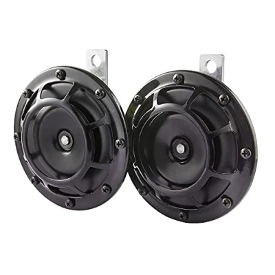 Afbeelding van HELLA VALUEFIT Claxon B133 12V 110dB(A) Frequentiebereik: 375/500Hz Hoge toon/Lage toon Electrisch ECE Behuizingskleur: Zwart Platte stekkeraansluiting Aantal: 2 3AG 003 399 081