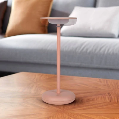 Afbeelding van Näve LED terraslamp Pasi, roze Hoogte 26 cm Metaal Touch