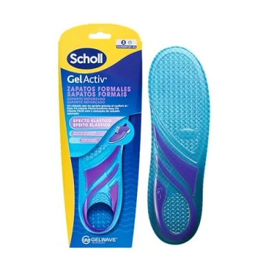 Afbeelding van Scholl GelActiv formele inlegzolen voor dames, nauwsluitend design dagelijks gebruik met kostuumschoenen, extra elasticiteit GelWave technologie, maat 35,5 40,5