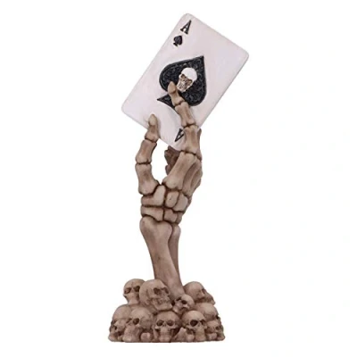 Afbeelding van Nemesis Now Ace Up Your Sleeve skelet handbeeldje, 18,4 cm
