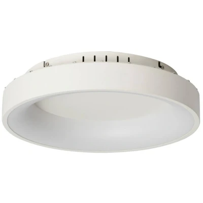 Afbeelding van Lucande LED plafondlamp CCT 1licht Polycarbonaat, ijzer H: 8.6 cm wit Inclusief lichtbron