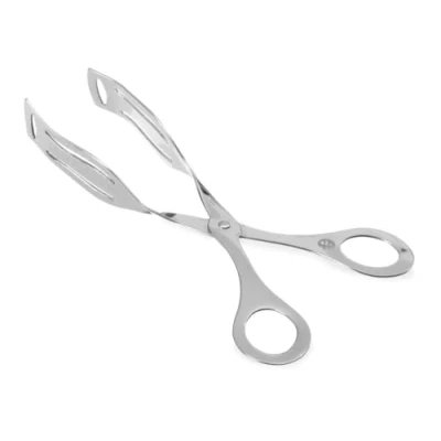 Afbeelding van HENDI Gebaktang, serveertang, taarttang, keukentang, schelpvormig, vaatwasmachinebestendig, 220 mm, RVS