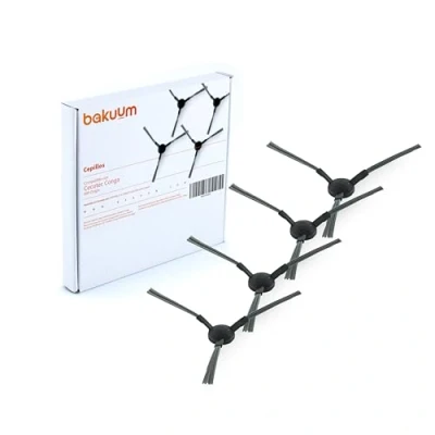 Afbeelding van BAKUUM 4 borstels voor Conga 999 Origin, zijborstelset, reserve en accessoires robotstofzuigers