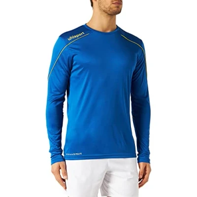 Afbeelding van Uhlsport Stream 22 Voetbalshirt Lange Mouw Heren Royal / Geel Maat: XL